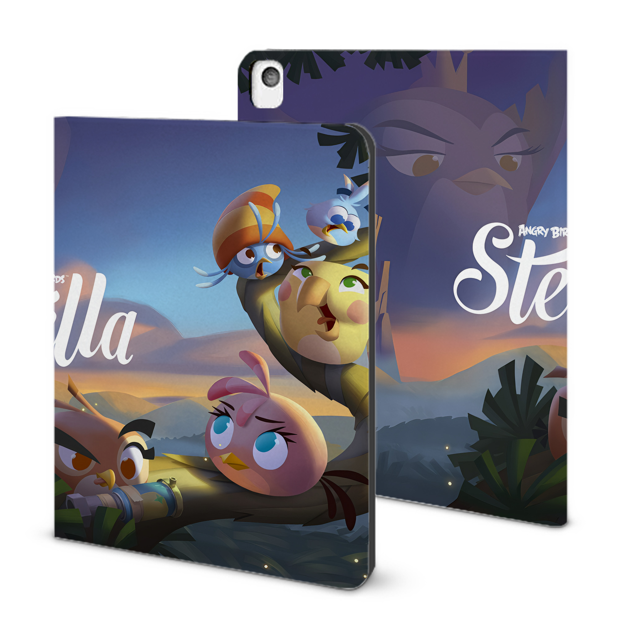 （画像用） Angry Birds アングリーバード IPadケース ペンホルダー付き ブックスタイルデザイン